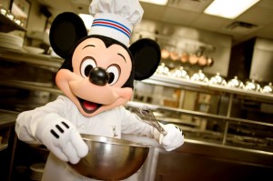 Mickey in the Kitchen cooking