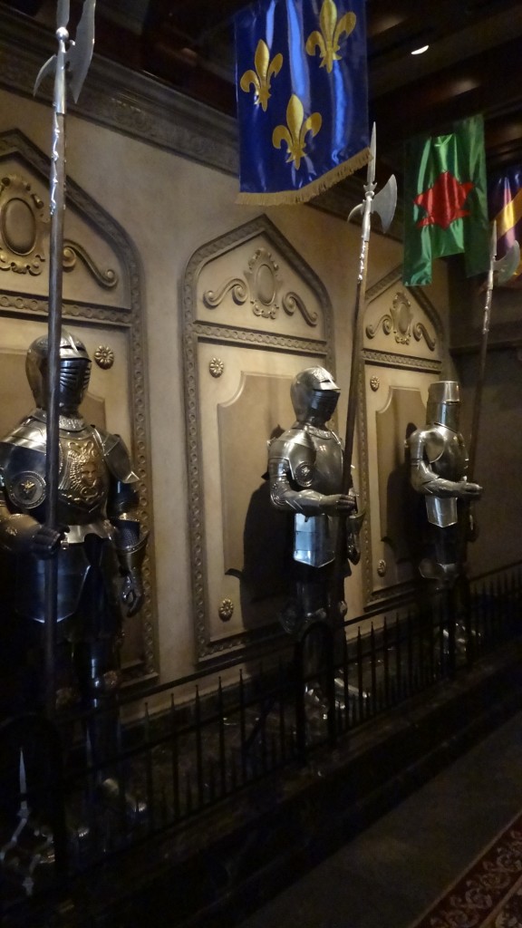 Enchanted Knights in the Entrance Hall
