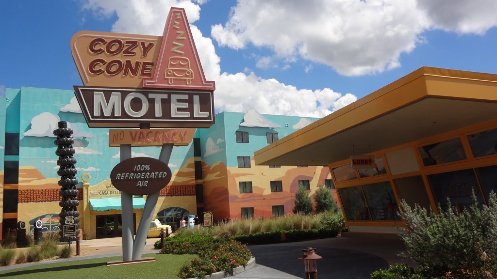 The Cozy Cone Motel at Disney's Art of Animation Resort